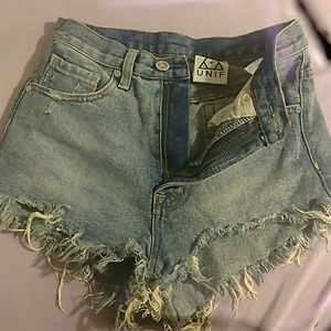 New Unif highwaisted shorts